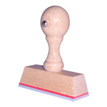 Cachets avec monture en bois