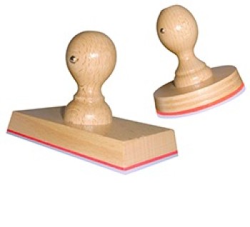 Cachets avec monture en bois XXL