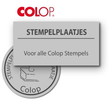 Plaque de texte séparée pour les cachets Colop Printer